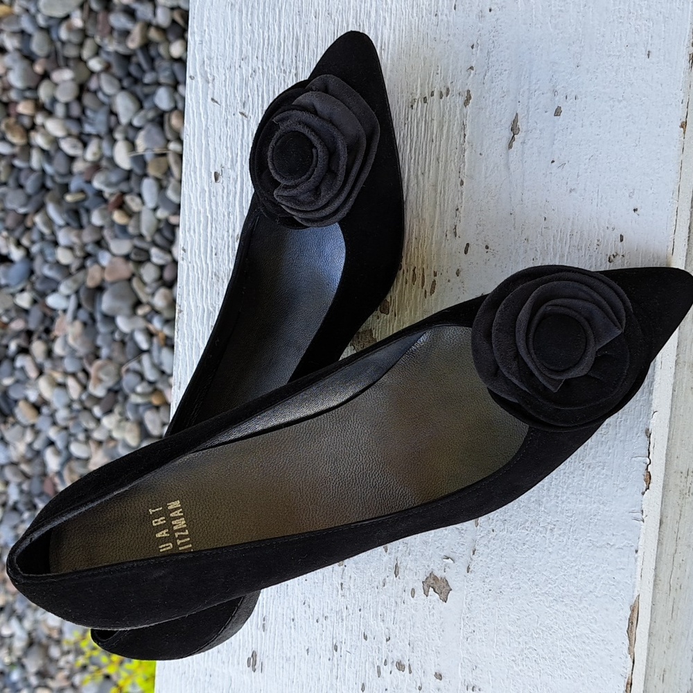 Stuart Weitzman Black/Gray Pump